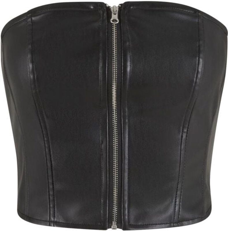 Tanktops - Zwart - Polyester - Buikvrij Ontwerp