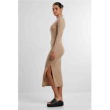 Urban Classics - Rib - Dames Jurk - Hoge Kraag