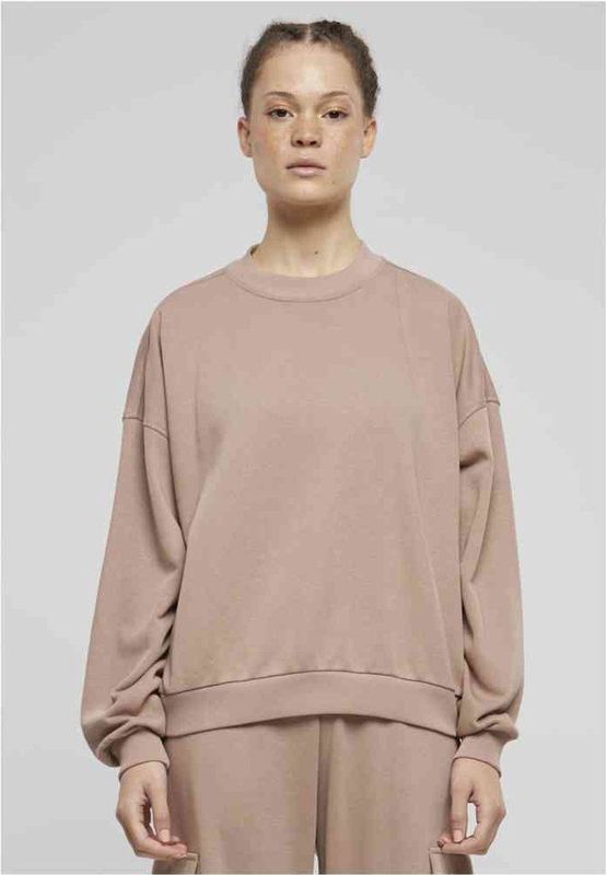 Urban Classics - Heavy Terry Garment Dye Crewneck sweater/trui - Roze