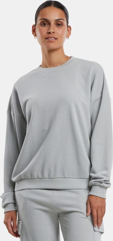 Urban Classics - Oversized Light Terry Crewneck sweater/trui - Grijs
