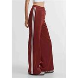 Urban Classics Damesbroek, spin-tuck track pants, casual joggingbroek voor vrouwen, brede pijpen, maten XS-5XL, Darkorst, XS