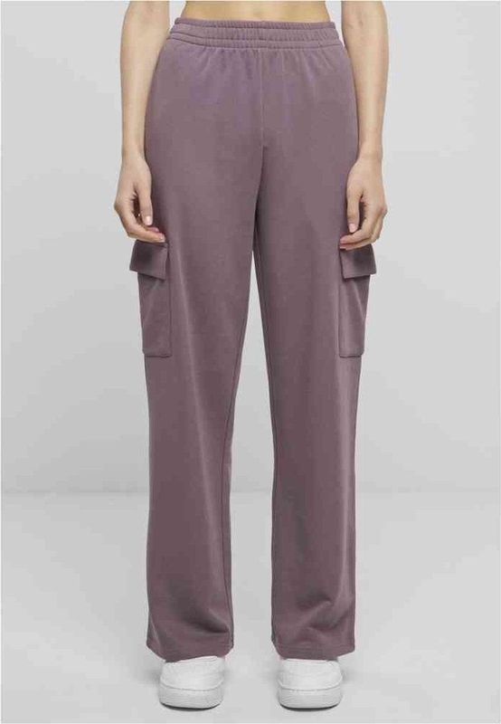 Urban Classics - Pantalon de Sport - Violet - Baggy - Voor Dames