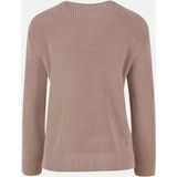 Gebreide Trui - Geribbelde Look - 50% Acryl 50% Katoen - Casual Elegant