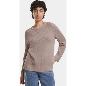 Gebreide Trui - Geribbelde Look - 50% Acryl 50% Katoen - Casual Elegant