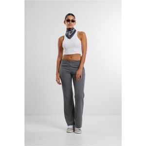 Urban Classics - Tb7002 - Ribbroek - Donkergrijs - Vrijetijdsbroek voor Dames