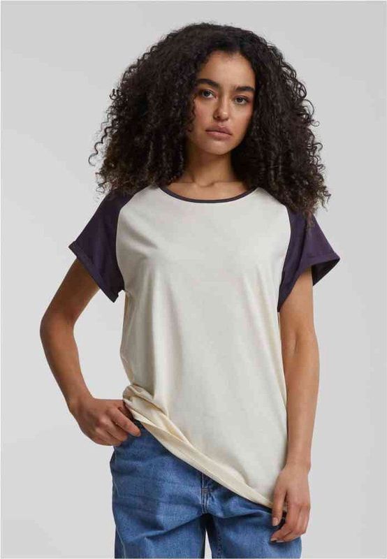 Urban Classics Ladies Contrast Raglan T-Shirt