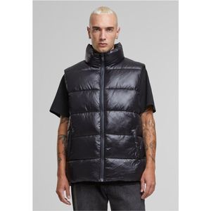 Urban Classics - Recycled Big Puffer Mouwloos jacket   Zwart
