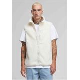 Urban Classics Sherpa Mouwloos jacket Beige