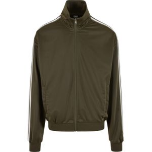 Urban Classics - Tb6915 - Trackjacket - Olijf - Zachte Polyesterstof