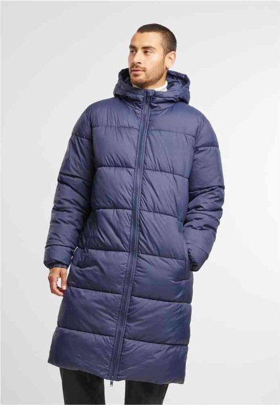 Urban Classics - Long Puffer winterjas   Donkerblauw