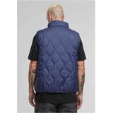 Urban Classics - Super Light Bubble Vest - Donkerblauw - Gewatteerd Vest - Slim Fit