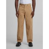 Urban Classics - Pantalon - Beige - Corduroy - Stijl jaren 90 - Coupe Ample