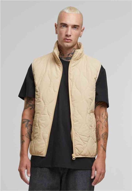 Urban Classics - Super Light Bubble Vest - Gewatteerd Vest - Unionbeige - Slim Fit