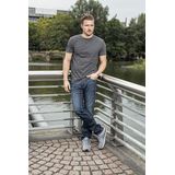 Build Your Brand - Heren T-shirt - Softaprikoos - Katoen - Ronde Hals