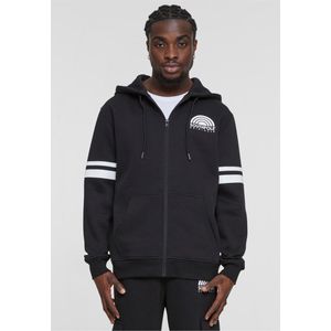 Southpole - College Vest met capuchon - L - Zwart/Wit