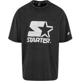 Starter Black Label - Logo Oversize Acid Heren T-shirt - Zwart