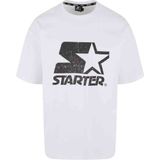 Starter Black Label - Logo Oversize Acid Heren T-shirt - Wit