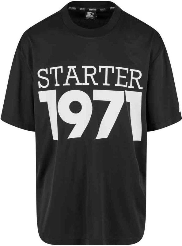 Starter Black Label - Train Day Mesh Jersey Heren T-shirt - Zwart