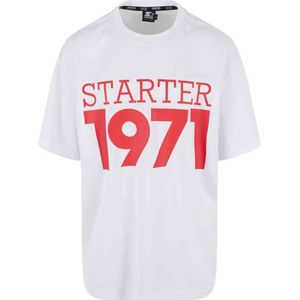 Starter Black Label - Train Day Mesh Jersey Heren T-shirt - Wit