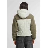 Urban Classics - Tb7071 - Damesjas - Palm Groen - 100% Polyester - Losse Pasvorm