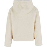 Urban Classics Short hooded Sherpa Jacket Gebroken wit