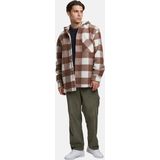 Urban Classics - Big Check Jacket - Tussenjas - Whitesand/Lightrust - Lichte Jas