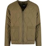 Urban Classics - Gewatteerde Jas - Olijfgroen - Heren - Losse Pasvorm