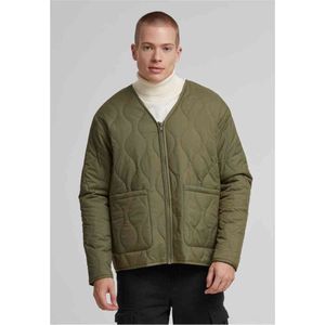 Urban Classics - Gewatteerde Jas - Olijfgroen - Heren - Losse Pasvorm