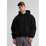 Urban Classics - Oversized Teddy Hoodie/trui - Zwart