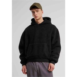 Urban Classics - Oversized Teddy Hoodie/trui - Zwart