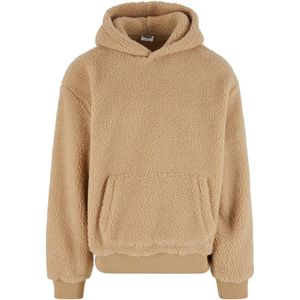 Urban Classics - Oversized Teddy Hoodie/trui - Beige