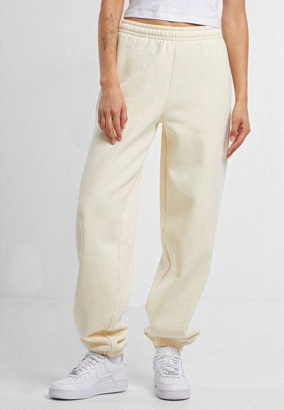 Build Your Brand - Fluffy Joggingbroek - Softpink - Losse Pasvorm