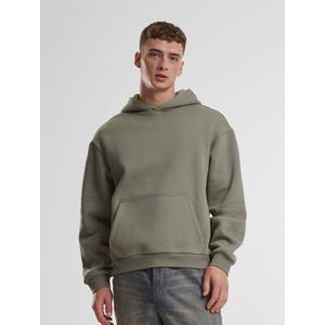 Urban Classics - Fluffy Hoodie/trui - Olijfgroen