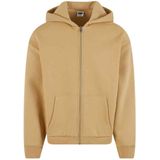 Urban Classics - Fluffy Vest met capuchon - Beige