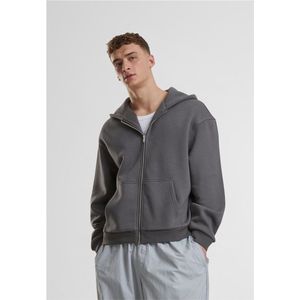 Urban Classics - Fluffy Vest met capuchon - S - Grijs