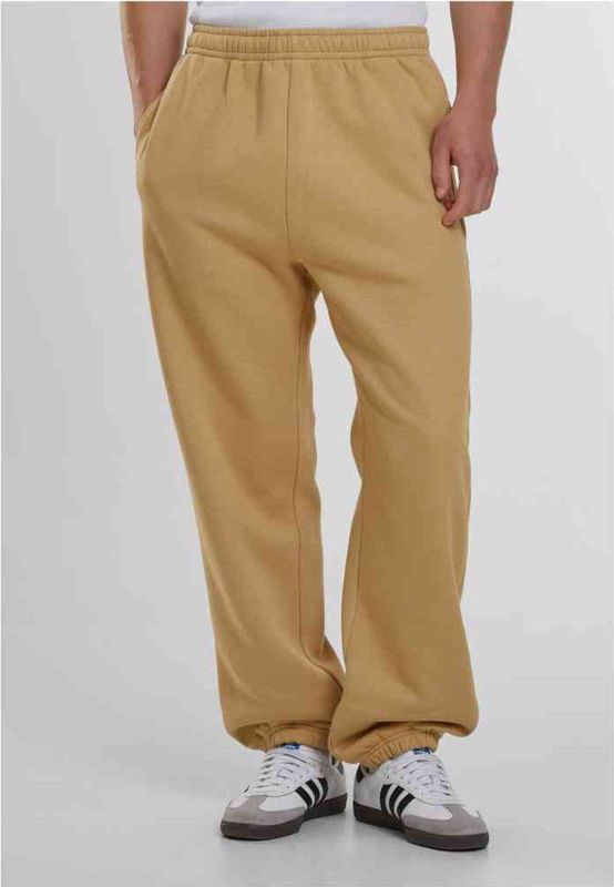 Urban Classics - Fluffy Heren joggingbroek - Beige