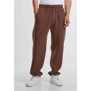 Urban Classics - Fluffy Sweatpants - Sportbroek - Chocolatebrown - 70% Katoen, 30% Polyester