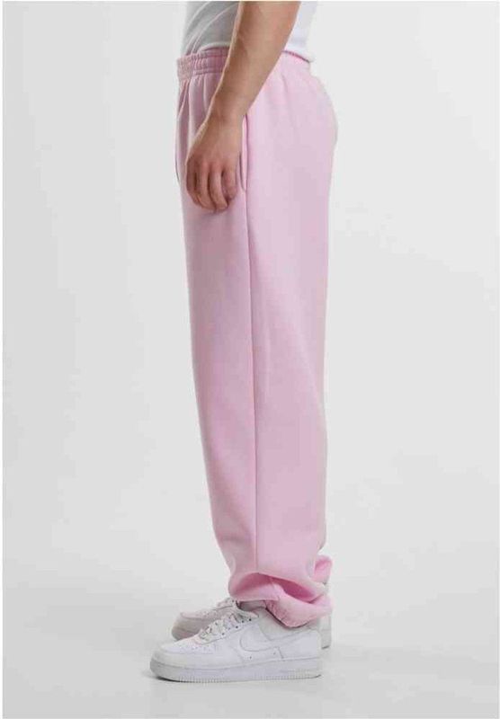 Urban Classics - Fluffy Sweatpants - Sportbroek - Softpink - Losse Pasvorm