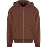 Urban Classics - Tb7284 - Trainingspak - Chocolade bruin - Fluffy Zip Hoody