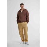 Urban Classics - Tb7284 - Trainingspak - Chocolade bruin - Fluffy Zip Hoody