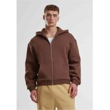 Urban Classics - Tb7284 - Trainingspak - Chocolade bruin - Fluffy Zip Hoody