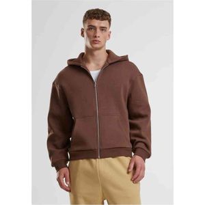 Urban Classics - Tb7284 - Trainingspak - Chocolade bruin - Fluffy Zip Hoody