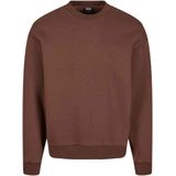 Urban Classics - Fluffy Crewneck - Herensweater - Chocolatebrown - Oversized Fit