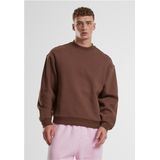 Urban Classics - Fluffy Crewneck - Herensweater - Chocolatebrown - Oversized Fit