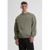 Urban Classics - Fluffy Crewneck - Herensweater - Paleolive - Oversized Fit