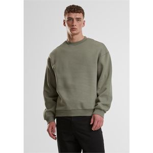 Urban Classics - Fluffy Crewneck - Herensweater - Paleolive - Oversized Fit
