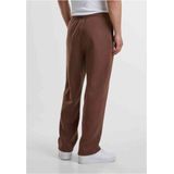 Broek - Effen - Sweatstof - Licht Gevoerd - Elastische Taille/Zoom - Loosefit