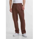Broek - Effen - Sweatstof - Licht Gevoerd - Elastische Taille/Zoom - Loosefit