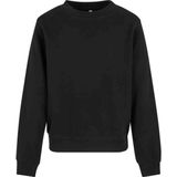 Urban Classics - Oversized Light Terry Crewneck Sweater/trui kinderen - Kids / - Zwart