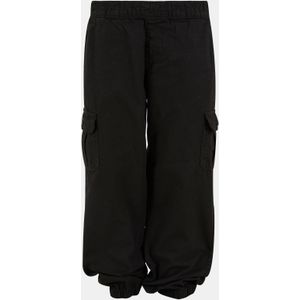 Urban Classics - Pantalon Cargo - Zwart - 100% Katoen - Ripstop, Taille Elastisch, Baggy Pasvorm